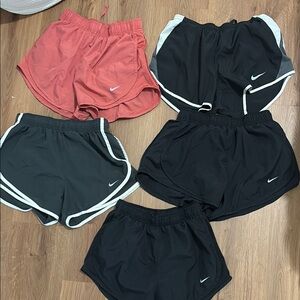 Set of 5 Women’s Nike Shorts
